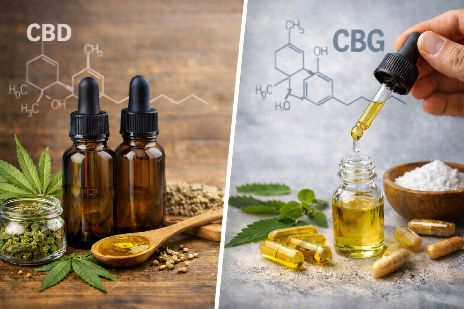 Lire la suite à propos de l’article CBD et CBG : quelles différences et comment les utiliser ?