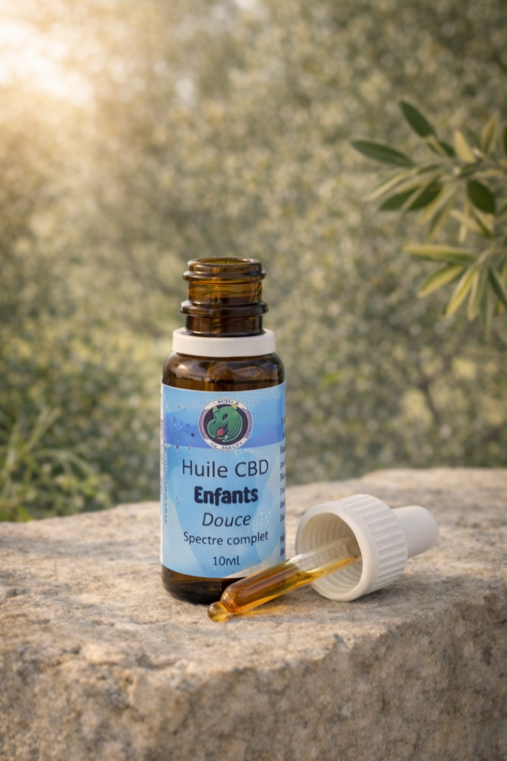 Huile douce au CBD - spectre complet - production française