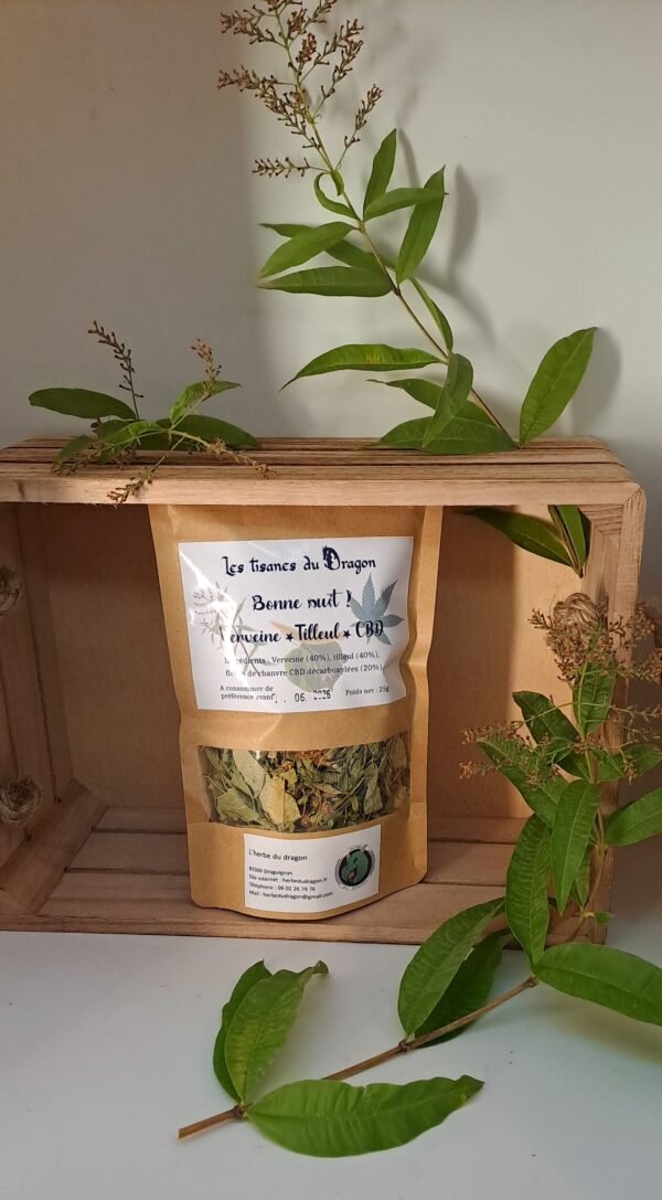 Verveine-tilleul-CBD  "Bonne nuit !"