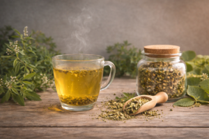 Infusion verveine-tilleul-CBD