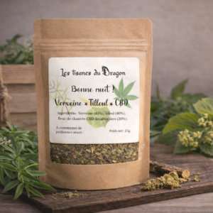 Verveine-tilleul-CBD « Bonne nuit ! »