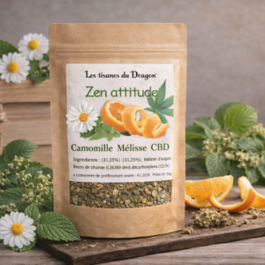Camomille-mélisse-orange-CBD  « Zen Attitude »