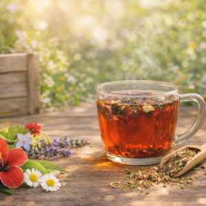 Hibiscus-tilleul-CBD-rose « Flower Power »