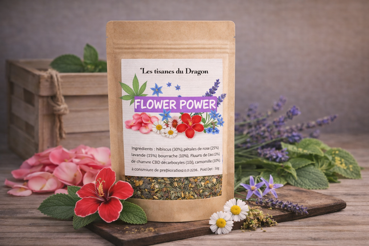 Tisane flower power CBD