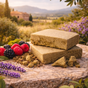 Résine du Dragon — Hash CBD Chemberry — Dry Sift 90µm Outdoor Provence