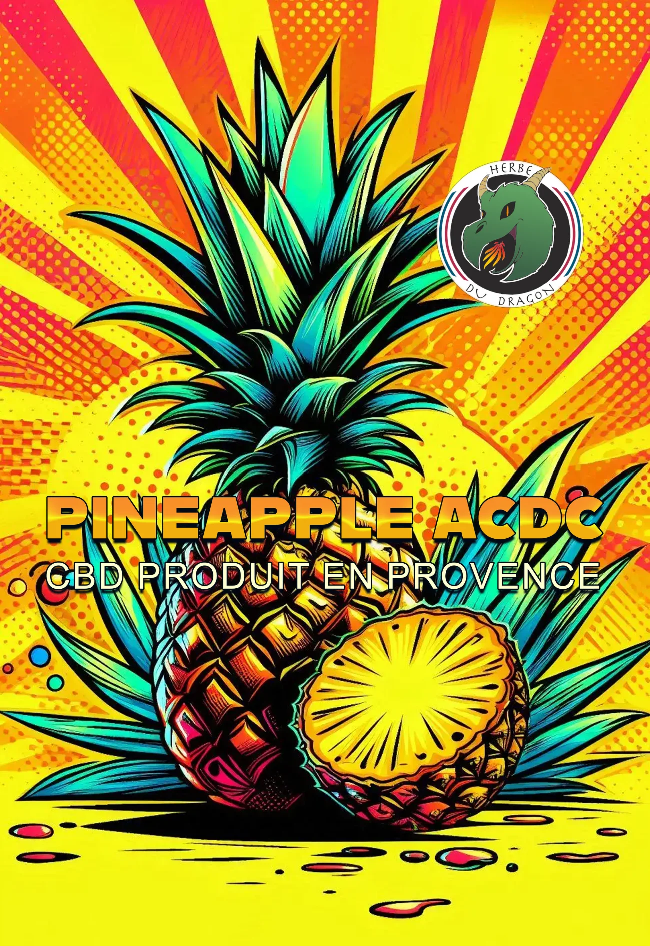 Pochette pinapple ACDC CBD