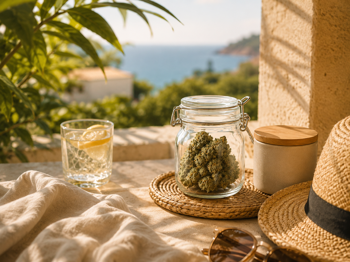 Conserver son CBD en été à l'abri de la chaleur et de la lumière — L'Herbe du Dragon, Provence