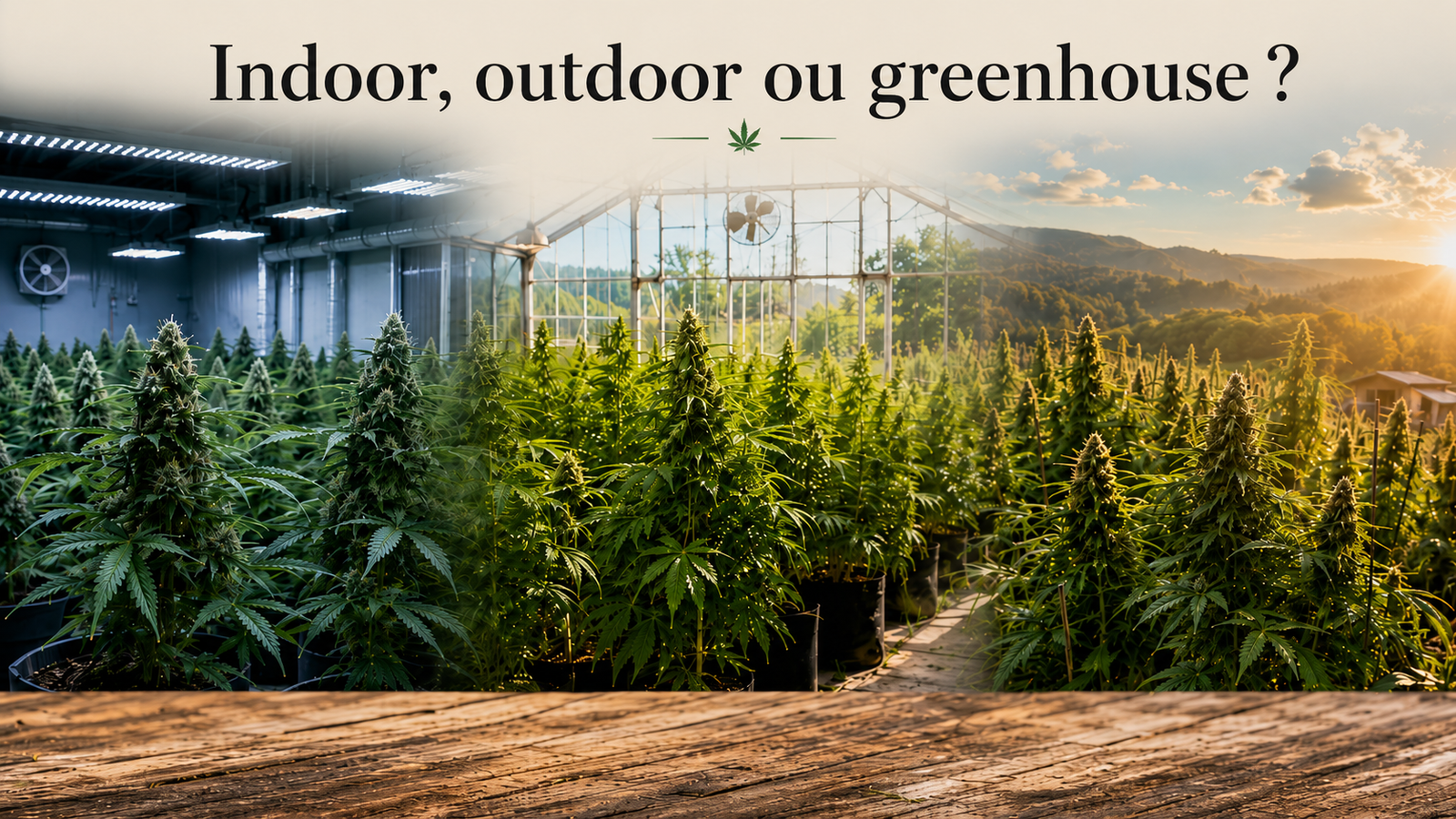 You are currently viewing Fleur de CBD indoor, outdoor ou greenhouse : quelle différence ?