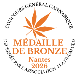 Lire la suite à propos de l’article L&rsquo;Herbe du Dragon récompensée à la Platinum CBD Cup 2026 — Label Bronze pour Lifter et Chemberry