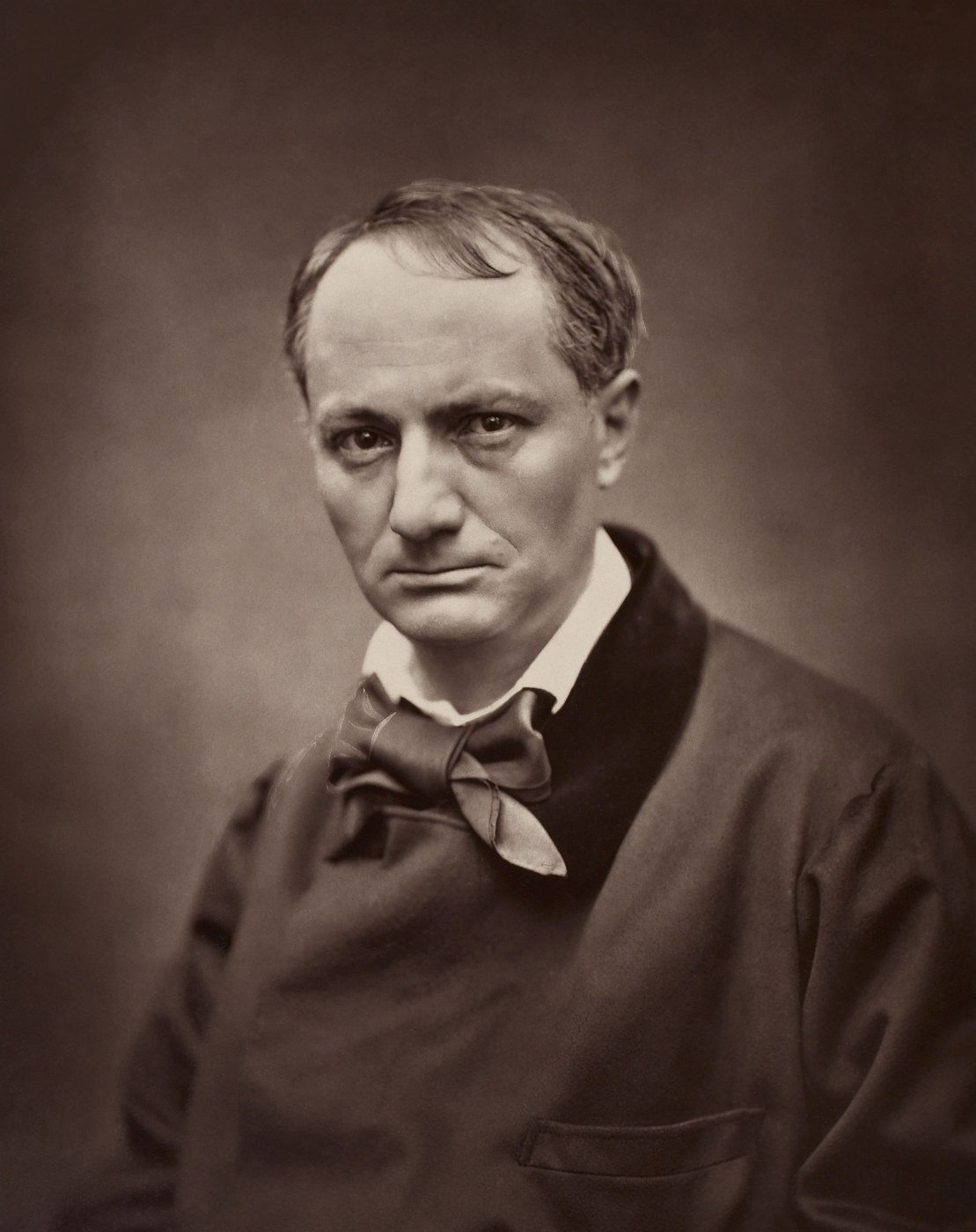 Portrait photographique de Charles Baudelaire par Étienne Carjat, vers 1862
